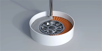 Manufacturing process of fully automatic dispensing machine
